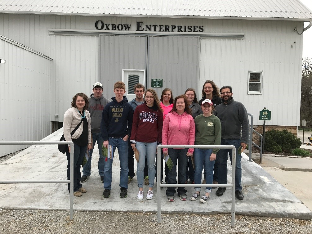 AgFutures visit Oxbow, a Nebraska-based company focused on animal health food products.