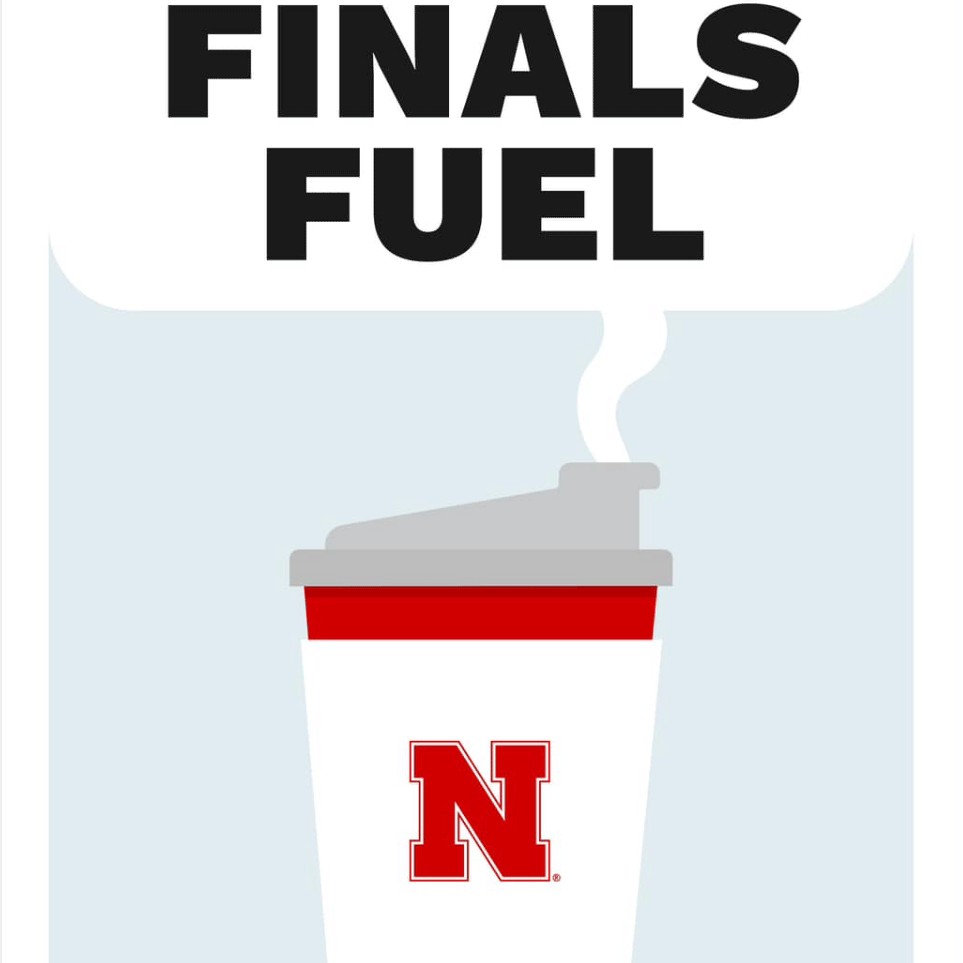 Fuel up with free finals-week coffee from the chancellor.