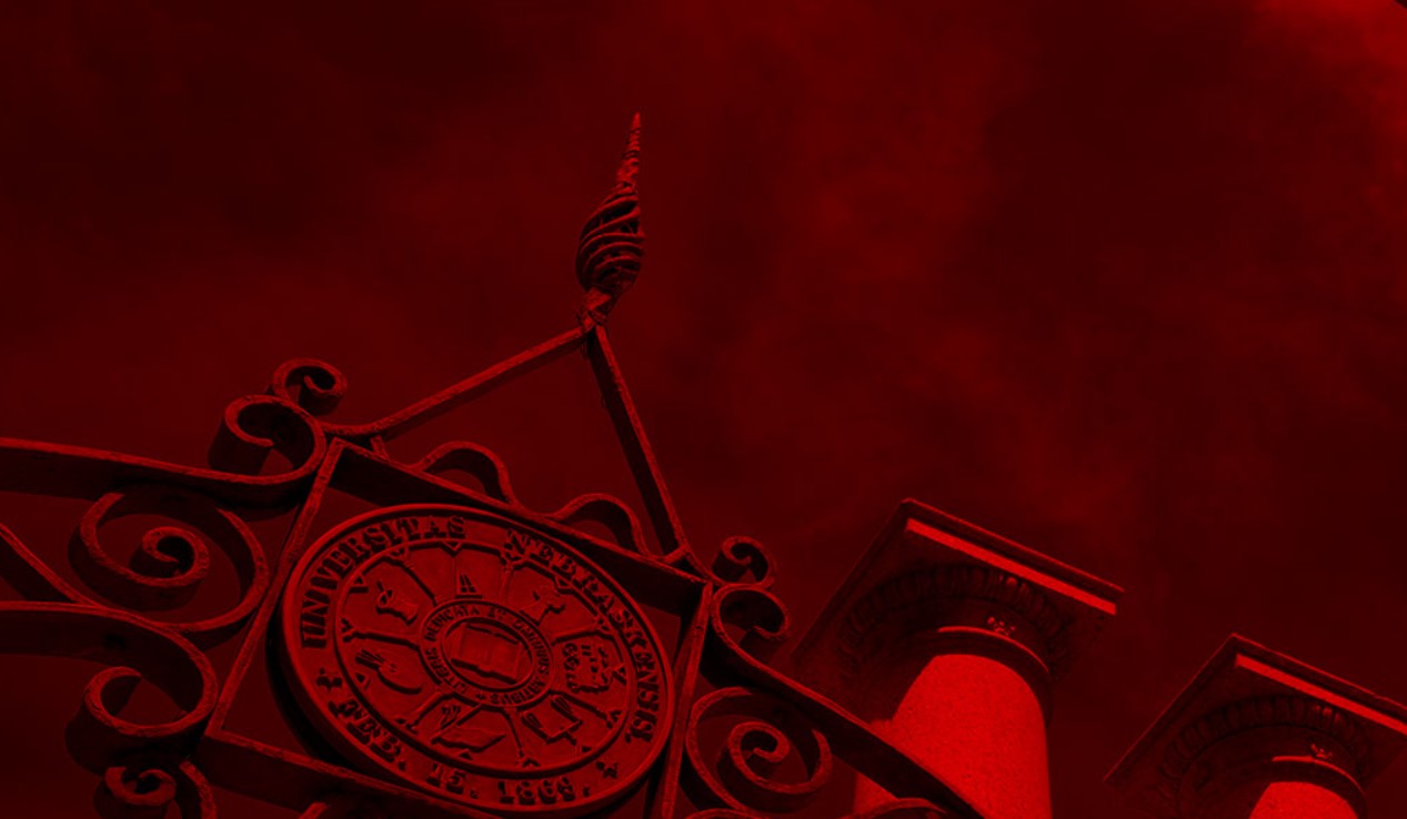 gate entrance red