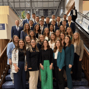  37 CASNR students at the 2025 Agriculture Future of America Leaders Conference in Kansas City, Missouri