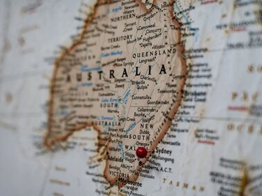 map of Australia